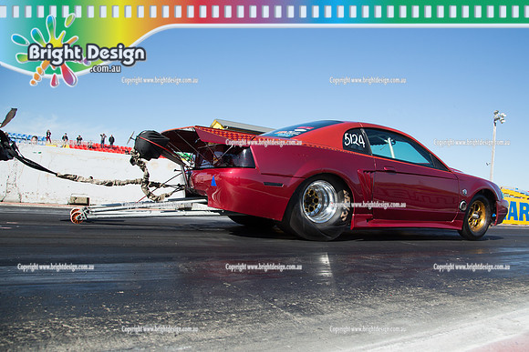 ANDRA Street Outlaws Drag Racing Quals Rnd 5 @ Calder Park 24 September 2014 (24635)  STEVE ATHANS