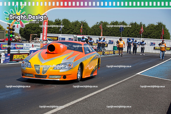 Areoflow Nitro Funny Cars @ Portland 1 Feb 2014  (1048)  AAPA 990 HUGO  RACE GLIDES