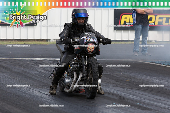 Summit Sportsman Series Rnd 1 Drag Racing 17 Jan 2015 @ Portland  (10154)  BIKE