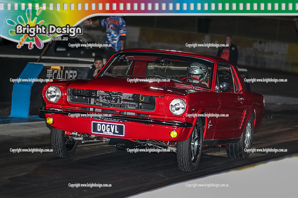 Fast Friday @ Calder Park Drag Racing Friday 20 January 2023  (143634)  MICHAEL VLASAKAKIS VEE 1637 DOGVL MUSTANG