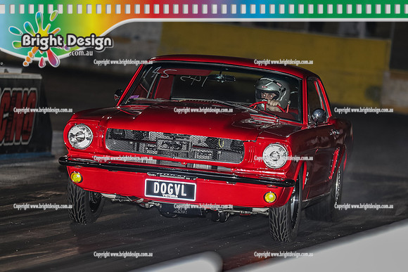 Fast Friday @ Calder Park Drag Racing Friday 20 January 2023  (143633)  MICHAEL VLASAKAKIS VEE 1637 DOGVL MUSTANG