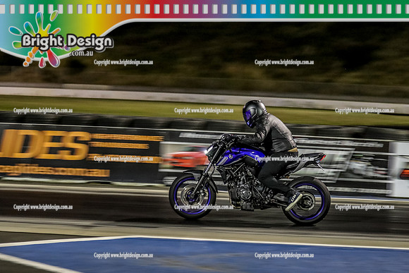 Fast Friday @ Calder Park Drag Racing Friday 20 January 2023  (143535)  BIKE BLUE