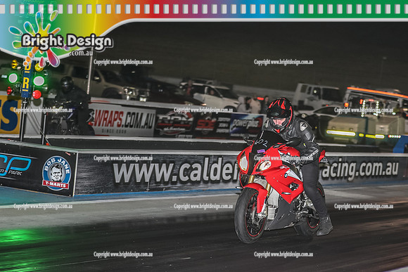 Fast Friday @ Calder Park Drag Racing Friday 20 January 2023  (143531)  BIKE RED 2U2MB