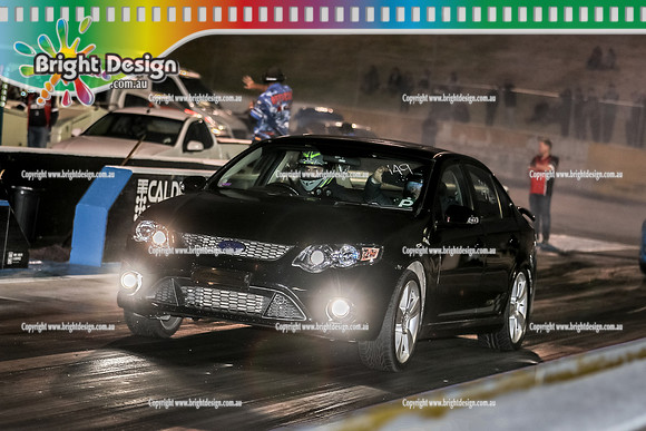 Fast Friday @ Calder Park Drag Racing Friday 20 January 2023  (143370)  BLACK FORD