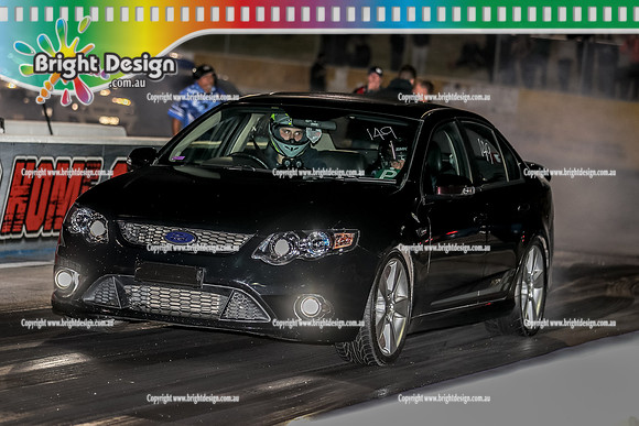 Fast Friday @ Calder Park Drag Racing Friday 20 January 2023  (143368)  BLACK FORD