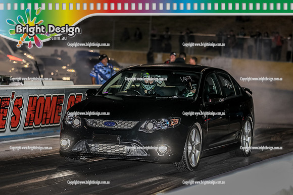 Fast Friday @ Calder Park Drag Racing Friday 20 January 2023  (143367)  BLACK FORD