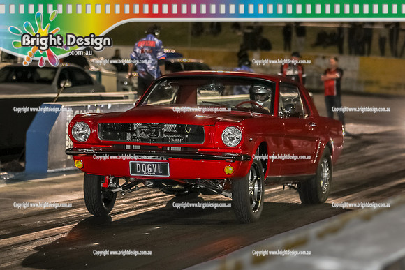 Fast Friday @ Calder Park Drag Racing Friday 20 January 2023  (143365)  MICHAEL VLASAKAKIS VEE 1637 DOGVL MUSTANG