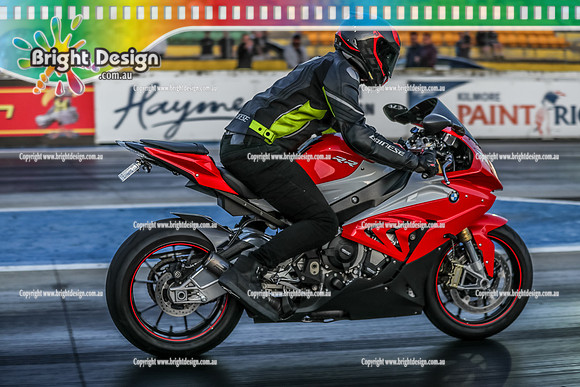 Fast Friday @ Calder Park Drag Racing Friday 20 January 2023  (143280)  BIKE RED  2U2MB