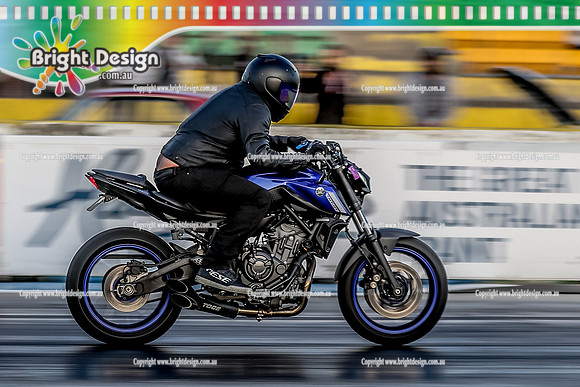 Fast Friday @ Calder Park Drag Racing Friday 20 January 2023  (143273)  BIKE BLUE