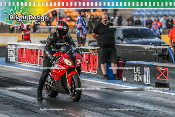 Fast Friday @ Calder Park Drag Racing Friday 20 January 2023  (143271)  BIKE RED  2U2MB