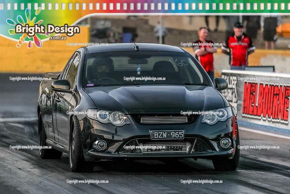 Fast Friday @ Calder Park Drag Racing Friday 20 January 2023  (143249)  BZW965