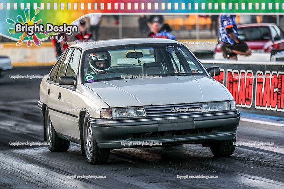 Fast Friday @ Calder Park Drag Racing Friday 20 January 2023  (143108)  WHITE VN TBC