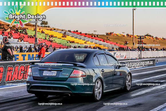 Fast Friday @ Calder Park Drag Racing Friday 20 January 2023  (143084)  GREEN XR6 TBC