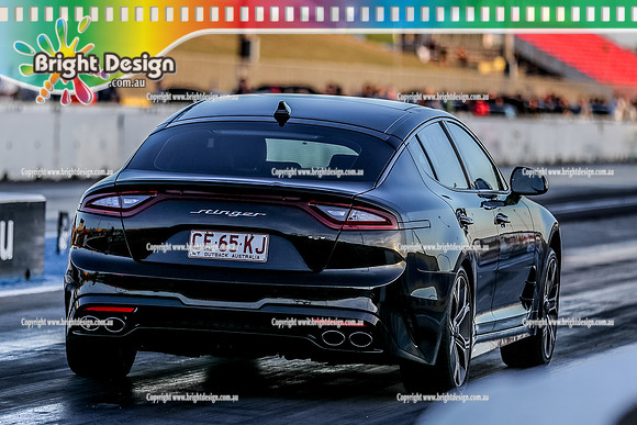Fast Friday @ Calder Park Drag Racing Friday 20 January 2023  (143082)  CE65KJ KIA STINGER