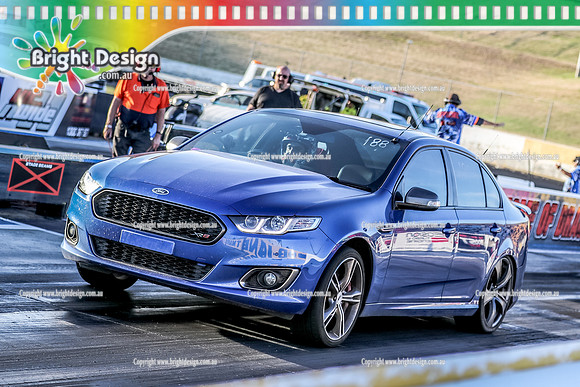 Fast Friday @ Calder Park Drag Racing Friday 20 January 2023  (143015)  BLUE XR8 FORD TBC