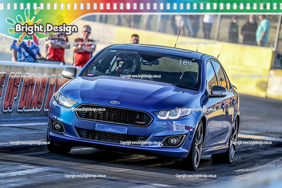 Fast Friday @ Calder Park Drag Racing Friday 20 January 2023  (143011) BLUE XR8 FORD TBC