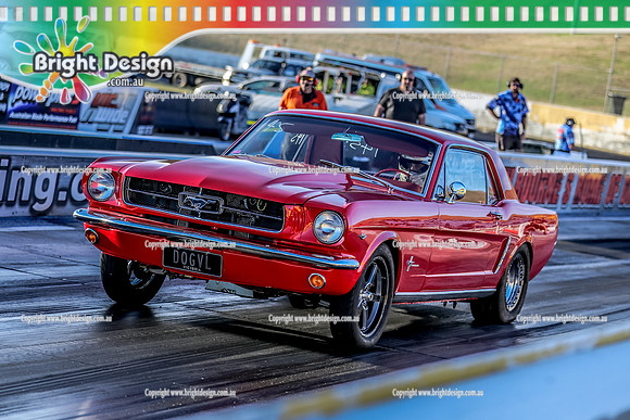 Fast Friday @ Calder Park Drag Racing Friday 20 January 2023  (142995)  MICHAEL VLASAKAKIS VEE 1637 DOGVL MUSTANG