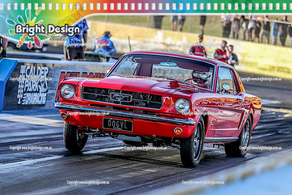 Fast Friday @ Calder Park Drag Racing Friday 20 January 2023  (142987)  MICHAEL VLASAKAKIS VEE 1637 DOGVL MUSTANG