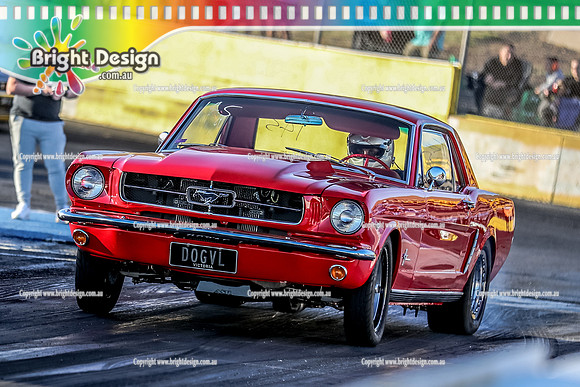 Fast Friday @ Calder Park Drag Racing Friday 20 January 2023  (142980)  MICHAEL VLASAKAKIS VEE 1637 DOGVL MUSTANG