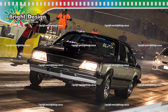 Fast Friday Street Meet Drag Racing @ Calder Park Raceway FRI 9 Oct 2015  (31105)  165  ARMED & DANGEROUS