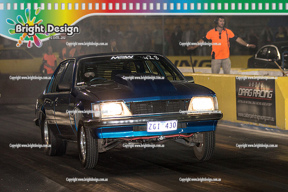 Fast Friday Street Meet Drag Racing @ Calder Park Raceway FRI 9 Oct 2015  (31072)  ZGI430 MPW PEROMANCE LUKE FOLEY