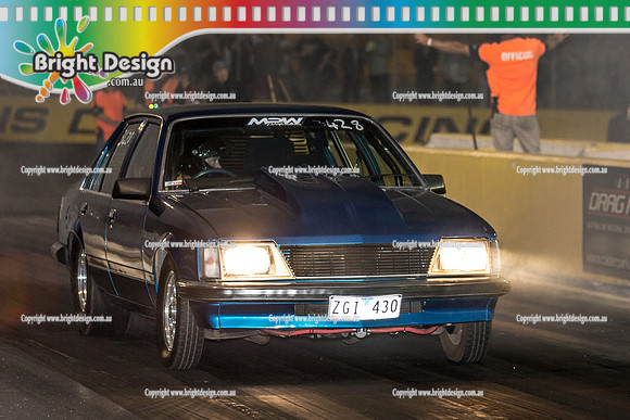 Fast Friday Street Meet Drag Racing @ Calder Park Raceway FRI 9 Oct 2015  (31071)  ZGI430 MPW PEROMANCE LUKE FOLEY
