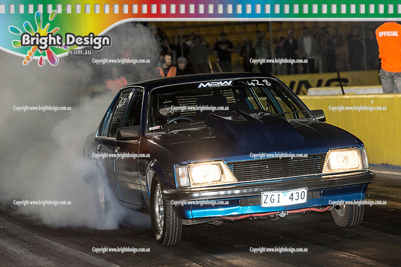 Fast Friday Street Meet Drag Racing @ Calder Park Raceway FRI 9 Oct 2015  (31070)  ZGI430 MPW PEROMANCE LUKE FOLEY