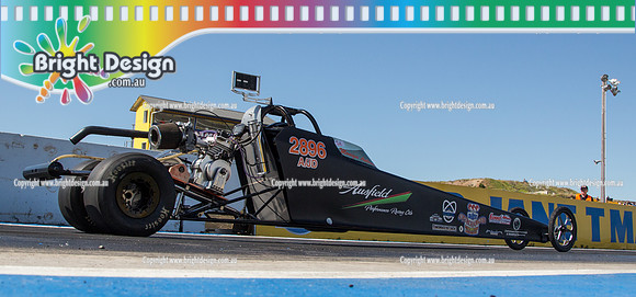 Test n Tune @ Calder Park Raceway RETURNS to Melbourne  SUN 13 Sept 2015  (30300)  MONIQUE AMBRUOSI JUNIOR DRAGSTER AJD 2896