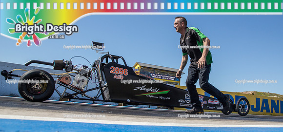 Test n Tune @ Calder Park Raceway RETURNS to Melbourne  SUN 13 Sept 2015  (30299)  MONIQUE AMBRUOSI JUNIOR DRAGSTER AJD 2896