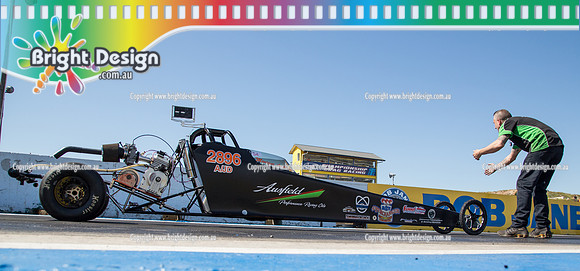 Test n Tune @ Calder Park Raceway RETURNS to Melbourne  SUN 13 Sept 2015  (30298)  MONIQUE AMBRUOSI JUNIOR DRAGSTER AJD 2896