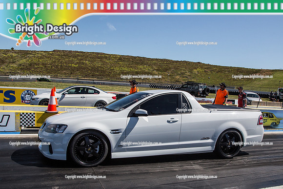 Test n Tune @ Calder Park Raceway RETURNS to Melbourne  SUN 13 Sept 2015  (30368)  132 WHITE UTE