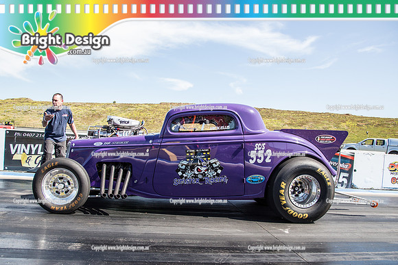 Test n Tune @ Calder Park Raceway RETURNS to Melbourne  SUN 13 Sept 2015  (30340)  GRUMPY  MICK ELLIS SCS 552