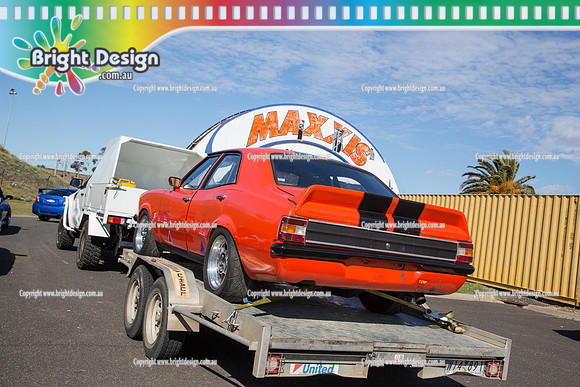 Test n Tune @ Calder Park Raceway RETURNS to Melbourne  SUN 13 Sept 2015  (30081)  ORANGE FORD CORTINA ENTRY