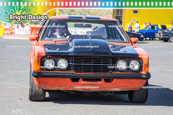 Test n Tune @ Calder Park Raceway RETURNS to Melbourne  SUN 13 Sept 2015  (30096)  ORANGE FORD CORTINA