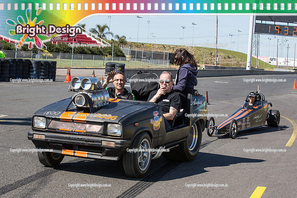 Test n Tune @ Calder Park Raceway RETURNS to Melbourne  SUN 13 Sept 2015  (30114)  MONIQUE AMBRUOSI JUNIOR DRAGSTER AJD 2896