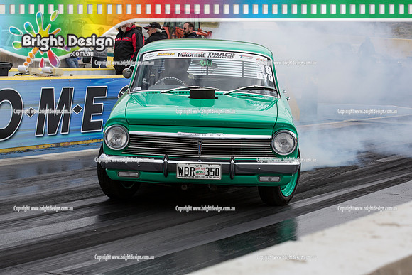 SMDC2 Street Machine Drag Challange 2 Day 1 @ Calder Park FRI 23 Oct 2015 (31571) WBR350 1071  STREET MACHINE PUB