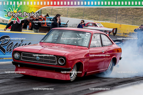 SMDC2 Street Machine Drag Challange 2 Day 1 @ Calder Park FRI 23 Oct 2015 (31907)  6178 RED INSANE