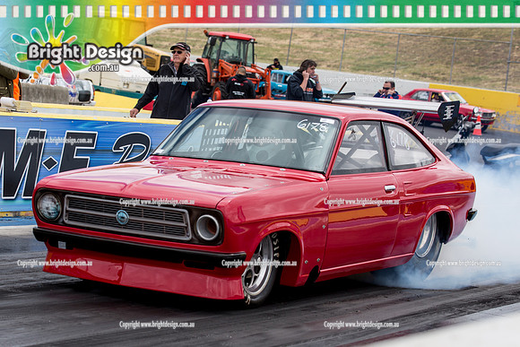 SMDC2 Street Machine Drag Challange 2 Day 1 @ Calder Park FRI 23 Oct 2015 (31908)  6178 RED INSANE