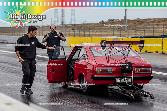 SMDC2 Street Machine Drag Challange 2 Day 1 @ Calder Park FRI 23 Oct 2015 (31911)  6178 RED INSANE