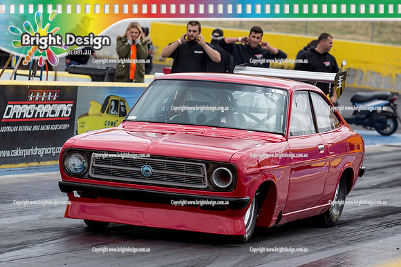 SMDC2 Street Machine Drag Challange 2 Day 1 @ Calder Park FRI 23 Oct 2015 (31912)  6178 RED INSANE