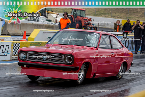 SMDC2 Street Machine Drag Challange 2 Day 1 @ Calder Park FRI 23 Oct 2015 (31915)  6178 RED INSANE