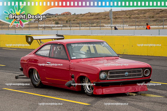 SMDC2 Street Machine Drag Challange 2 Day 1 @ Calder Park FRI 23 Oct 2015 (32395)  6178 RED INSANE