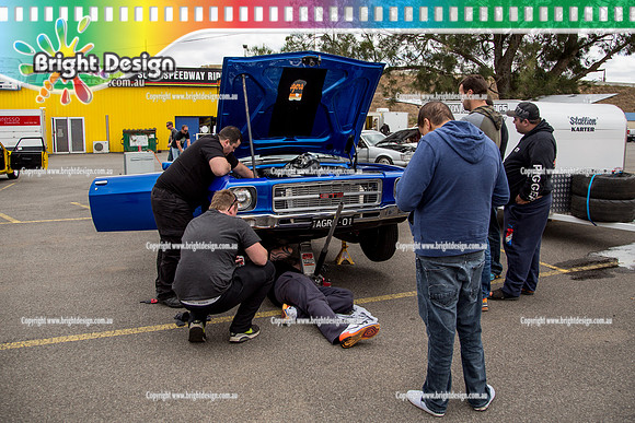 SMDC2 Street Machine Drag Challange 2 Day 1 @ Calder Park FRI 23 Oct 2015 (32403)  AGRO01 CREW PITS