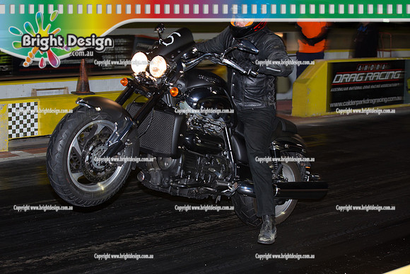 ANDRA Street Outlaws Drag Racing Quals Rnd 4 @ Calder Park  5 August 2014 (23355)  BIKE
