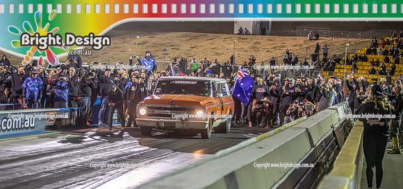 Street Outlaws NPK No Prep Kings vs Australia @ Calder D2 19 March 2023 (149593) FARMTRUCK & AZN