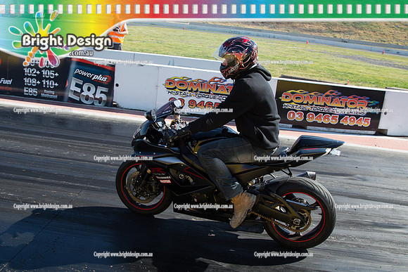 ANDRA Street Outlaws Drag Racing Quals Rnd 5 @ Calder Park 24 September 2014 (24466)  BIKE