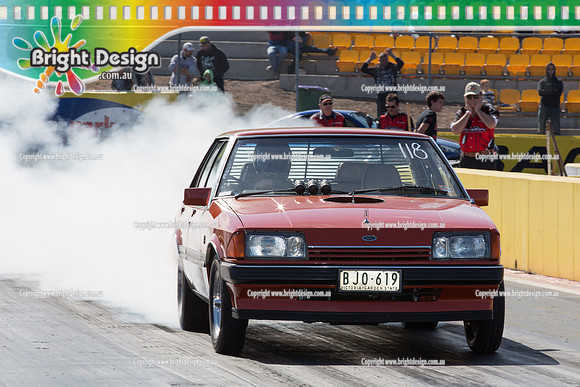 ANDRA Street Outlaws Drag Racing Quals Rnd 5 @ Calder Park 24 September 2014 (24188)  BJO619