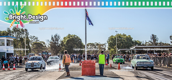 Holden Powered Nationals #4 @ Heathcote Park Raceway Sat 6 April 2019 (19075) PAUL MULACHY BADV6 CHRIS DEGRING TURTLE
