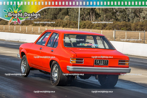 Holden Powered Nationals #4 @ Heathcote Park Raceway Sat 6 April 2019 (17233) SKIDIT JUSTIN ROBINSON Bright Design PROMO
