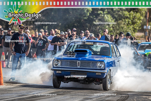 Holden Powered Nationals #4 @ Heathcote Park Raceway Sat 6 April 2019 (17256) 6844 HB KJP350 PETER HERITAGE KEVIN BOWKER